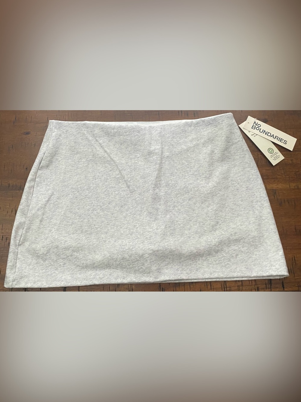 •NWT•No Boundaries Micro Mini Skort- ‘Silver Heather’